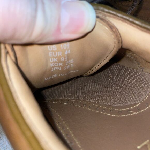 Footjoy Icon Men’s Golf Wingtip Shoes Size 10.5 M Brown Leather Outdoors Active - Picture 3 of 12